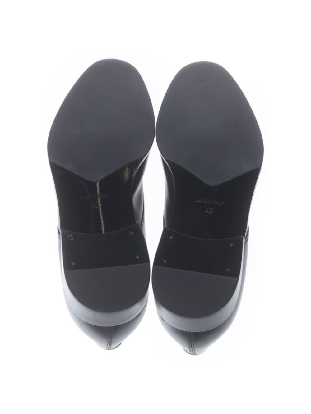 Celine Low Cut Leather Dress Shoes Black - Picture 5 of 6